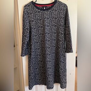 Joules Navy and Cream Floral Dress Size 10